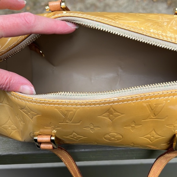 Louis Vuitton LV Vernis Yellow Papillion Barrel Bag with COA - Picture 14 of 17